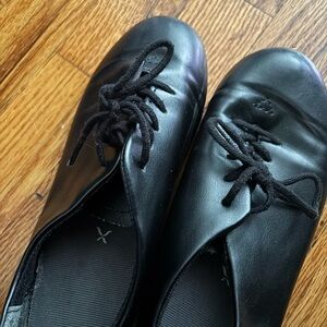 Black Dance Shoes with Laces